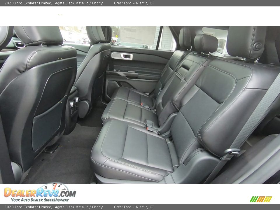 2020 Ford Explorer Limited Agate Black Metallic / Ebony Photo #18