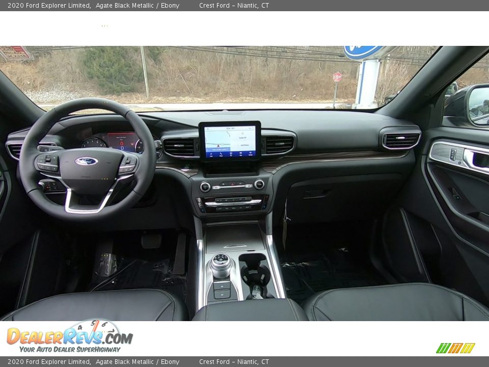 2020 Ford Explorer Limited Agate Black Metallic / Ebony Photo #19