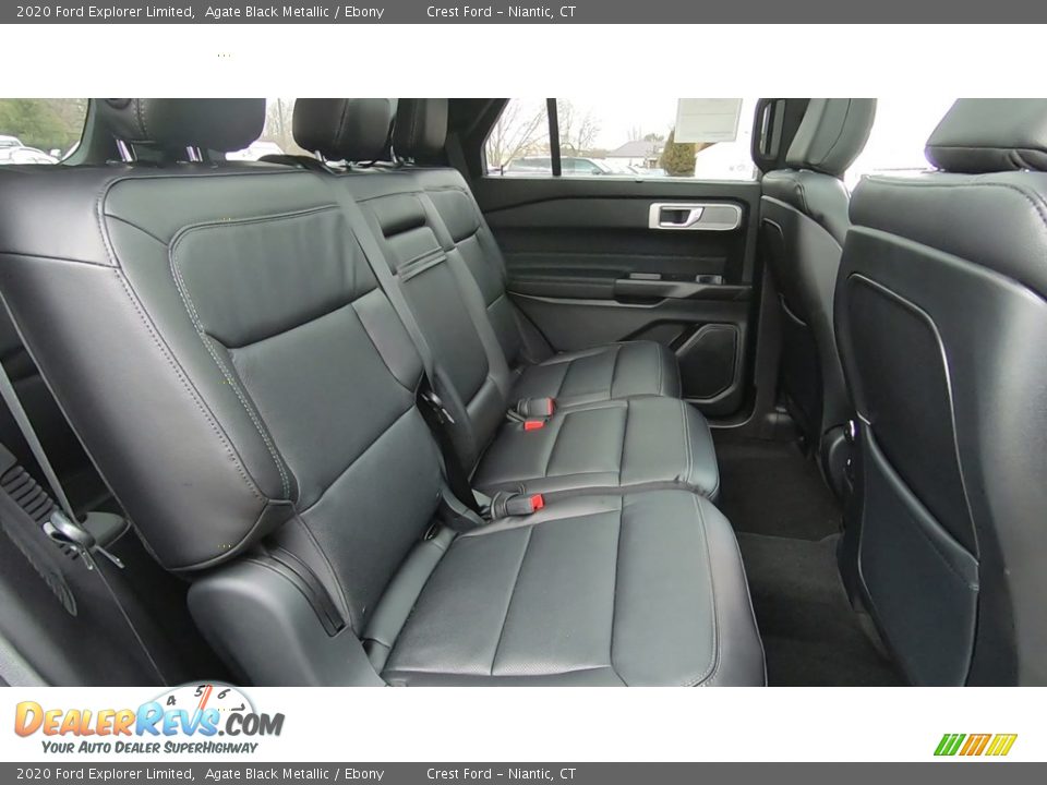 2020 Ford Explorer Limited Agate Black Metallic / Ebony Photo #23