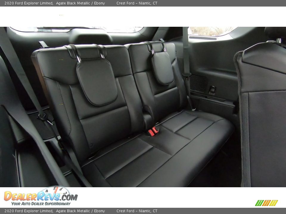 2020 Ford Explorer Limited Agate Black Metallic / Ebony Photo #24