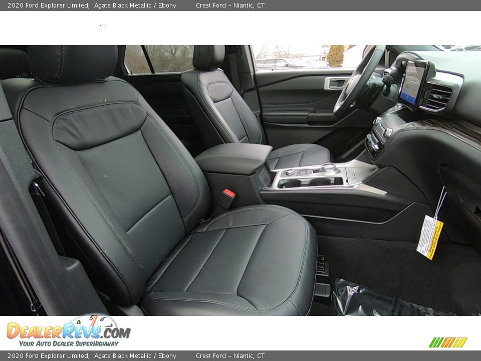2020 Ford Explorer Limited Agate Black Metallic / Ebony Photo #25