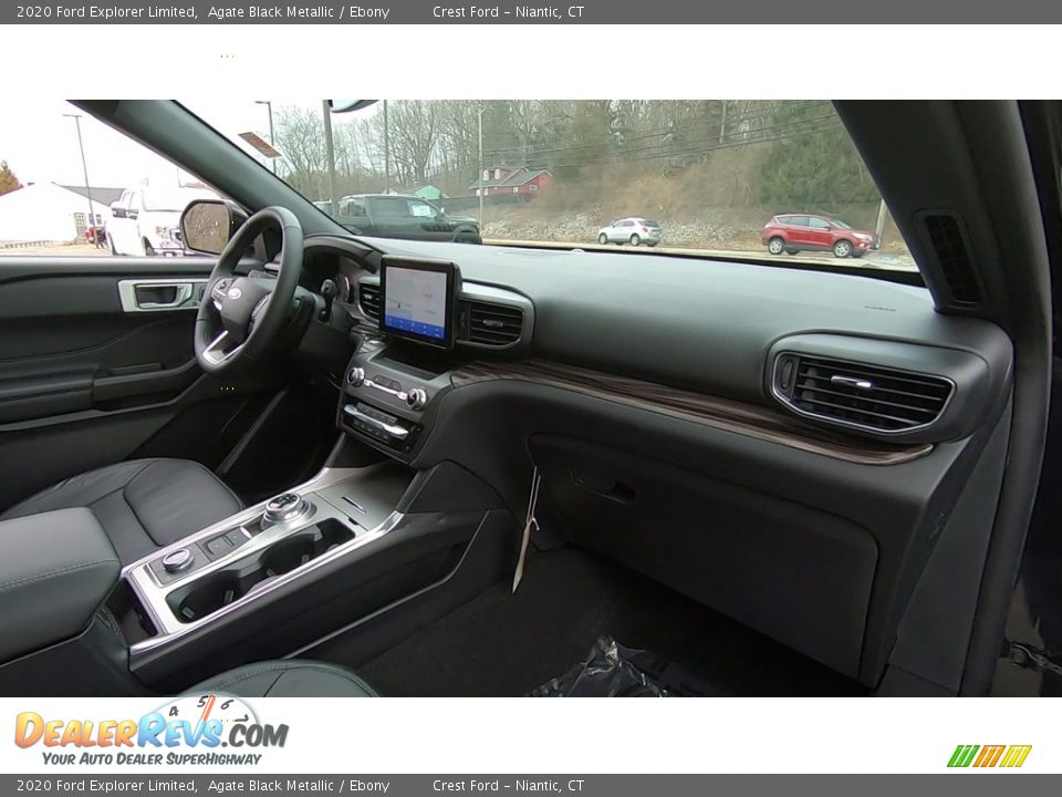 2020 Ford Explorer Limited Agate Black Metallic / Ebony Photo #26