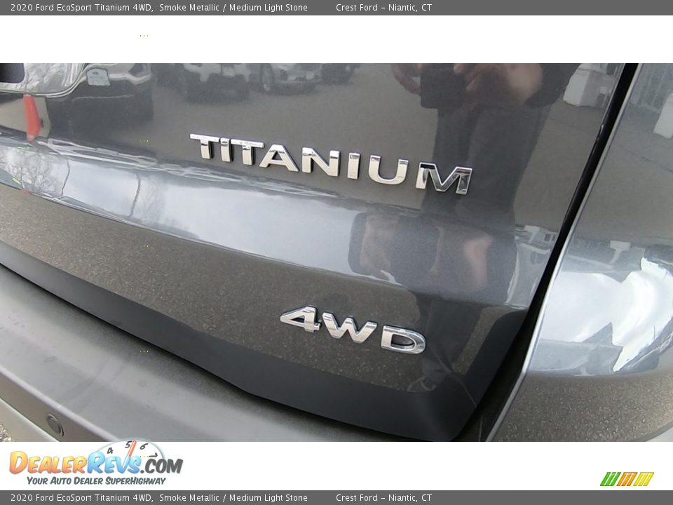 2020 Ford EcoSport Titanium 4WD Smoke Metallic / Medium Light Stone Photo #9