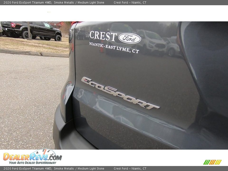 2020 Ford EcoSport Titanium 4WD Smoke Metallic / Medium Light Stone Photo #10