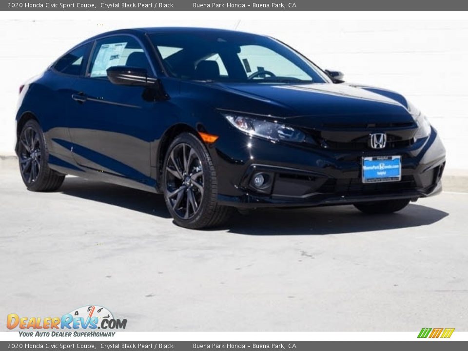 Front 3/4 View of 2020 Honda Civic Sport Coupe Photo #1