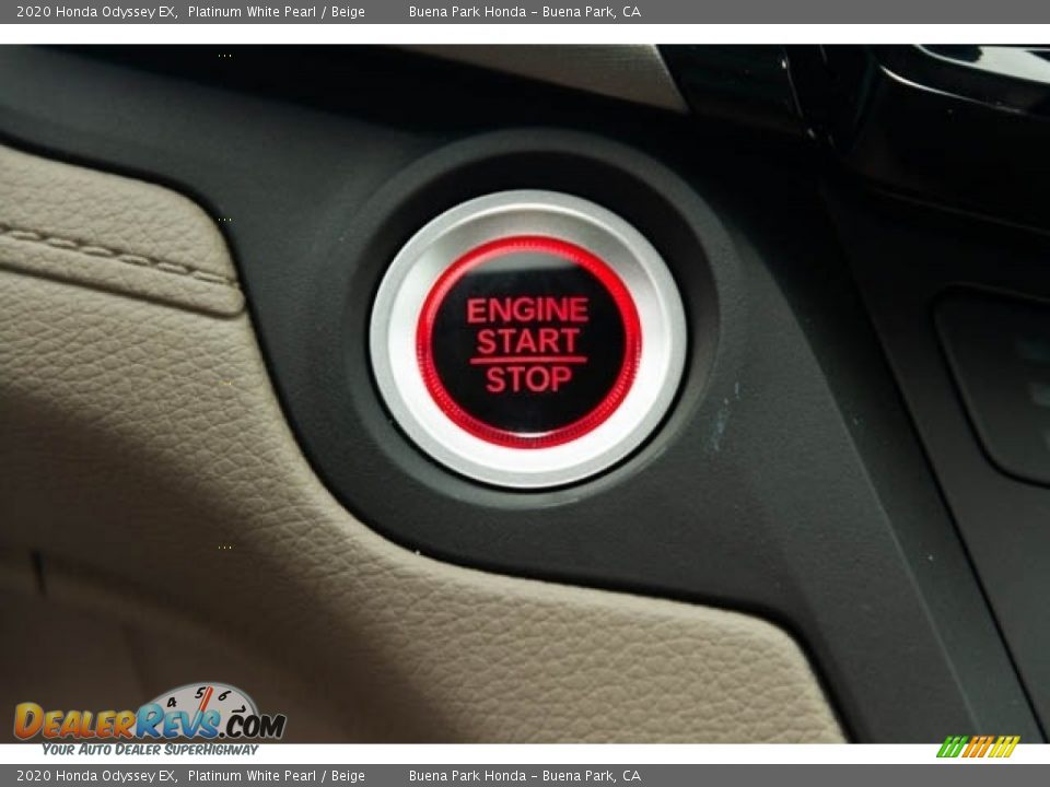 2020 Honda Odyssey EX Platinum White Pearl / Beige Photo #23