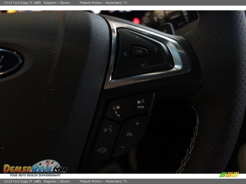 2019 Ford Edge ST AWD Magnetic / Ebony Photo #17