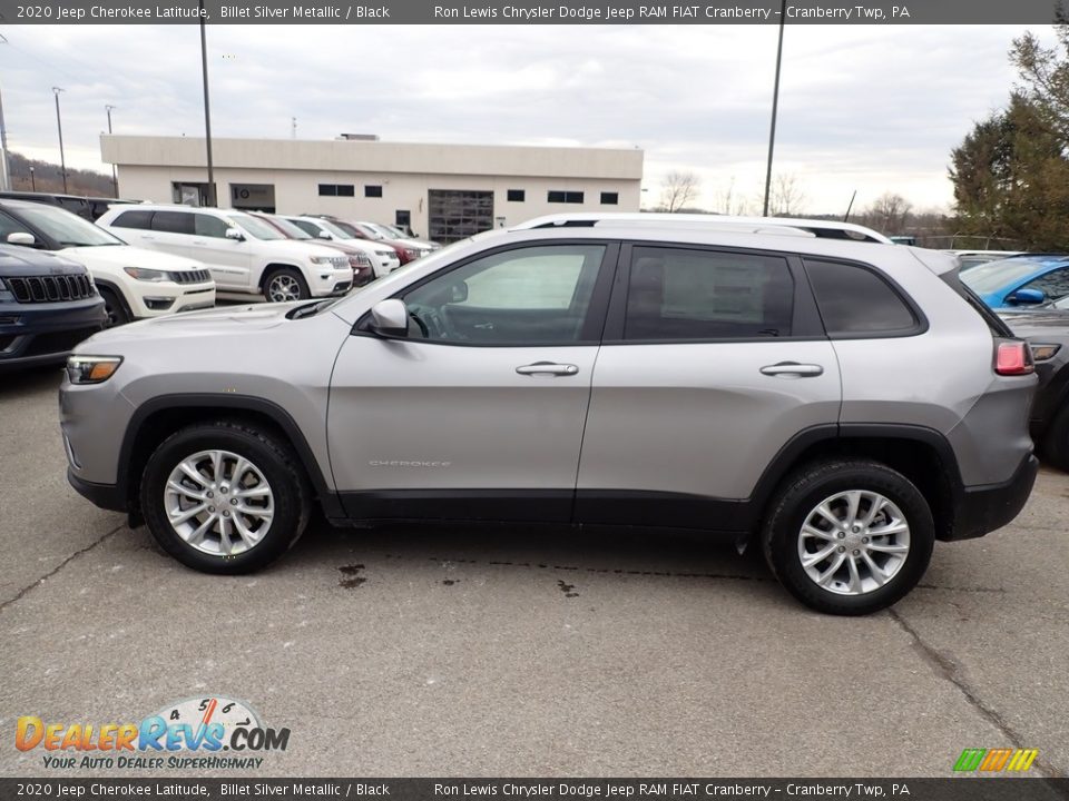 2020 Jeep Cherokee Latitude Billet Silver Metallic / Black Photo #2