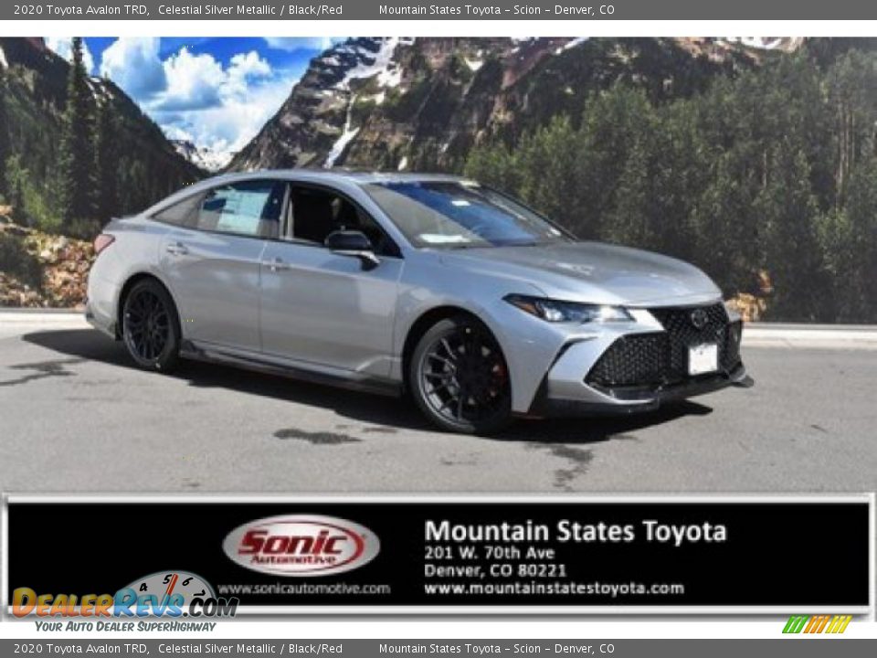 2020 Toyota Avalon TRD Celestial Silver Metallic / Black/Red Photo #1