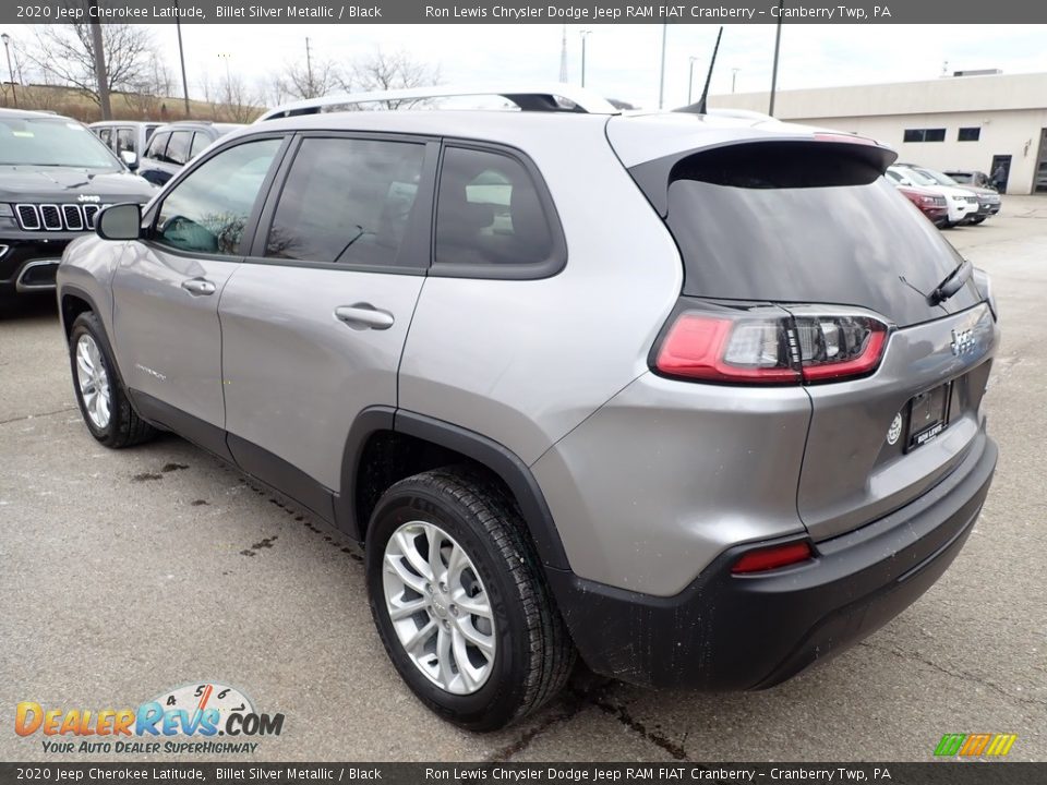 2020 Jeep Cherokee Latitude Billet Silver Metallic / Black Photo #3