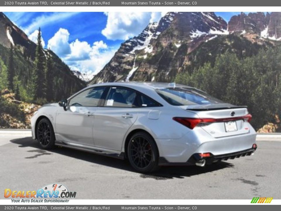 2020 Toyota Avalon TRD Celestial Silver Metallic / Black/Red Photo #3