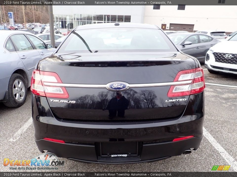 2019 Ford Taurus Limited Agate Black / Charcoal Black Photo #3