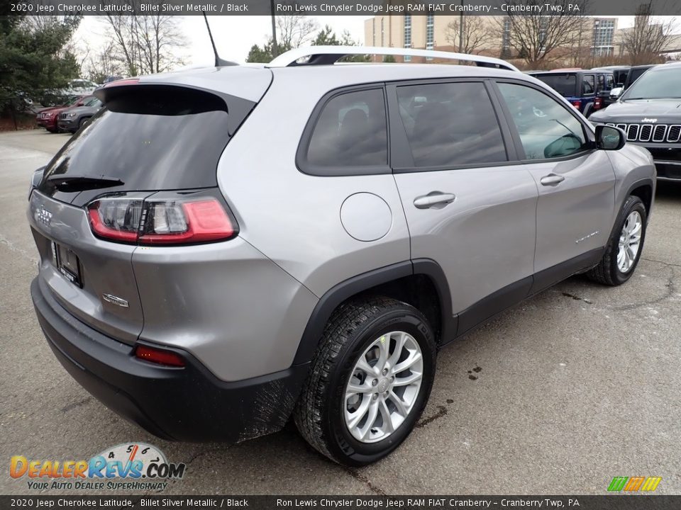 2020 Jeep Cherokee Latitude Billet Silver Metallic / Black Photo #5