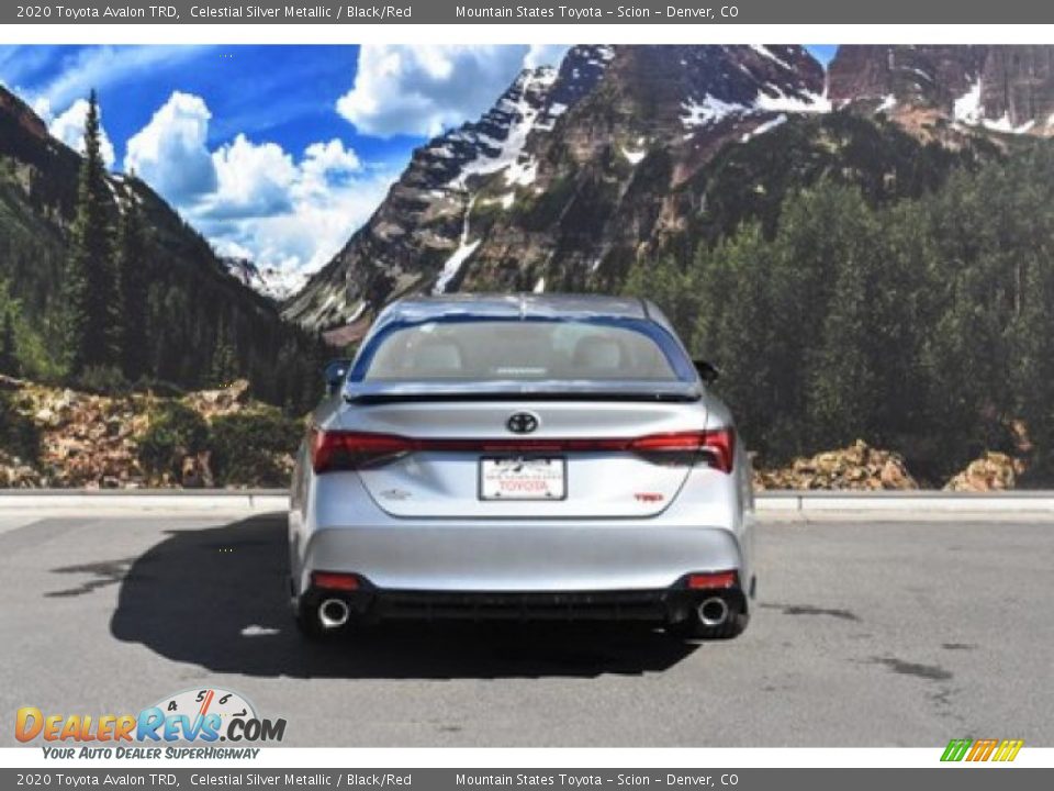 2020 Toyota Avalon TRD Celestial Silver Metallic / Black/Red Photo #4