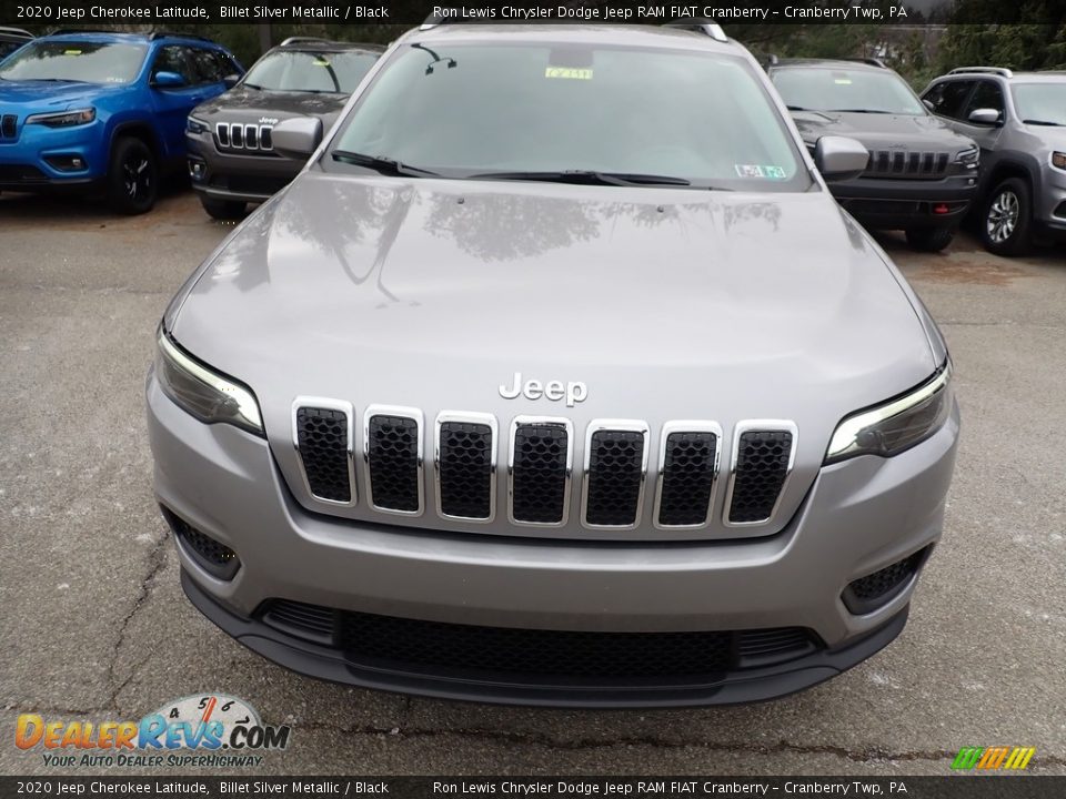 2020 Jeep Cherokee Latitude Billet Silver Metallic / Black Photo #8