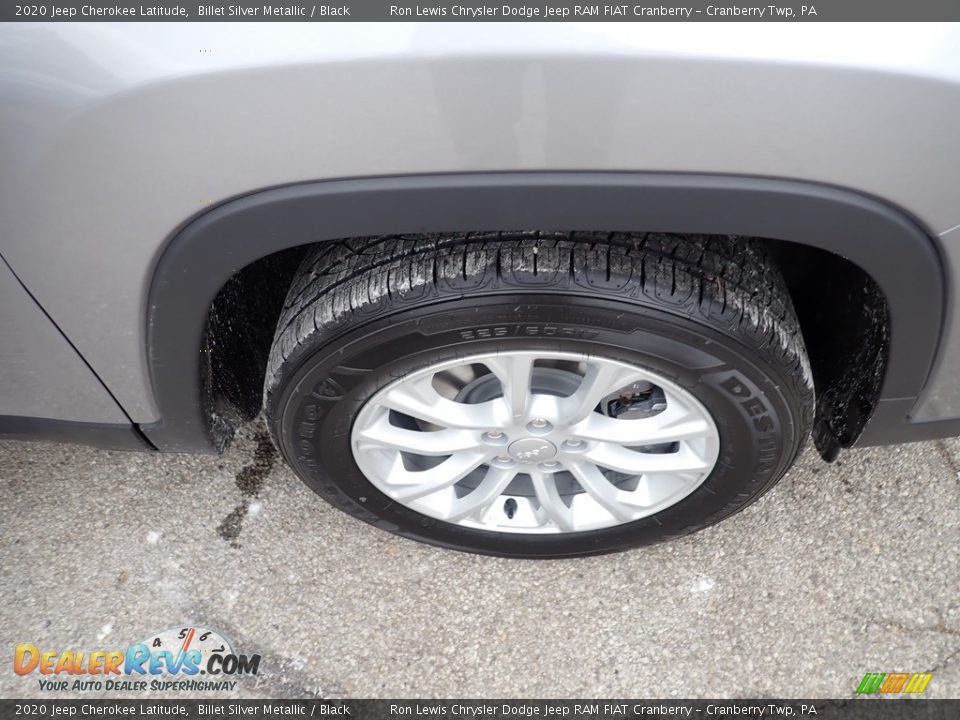 2020 Jeep Cherokee Latitude Billet Silver Metallic / Black Photo #9