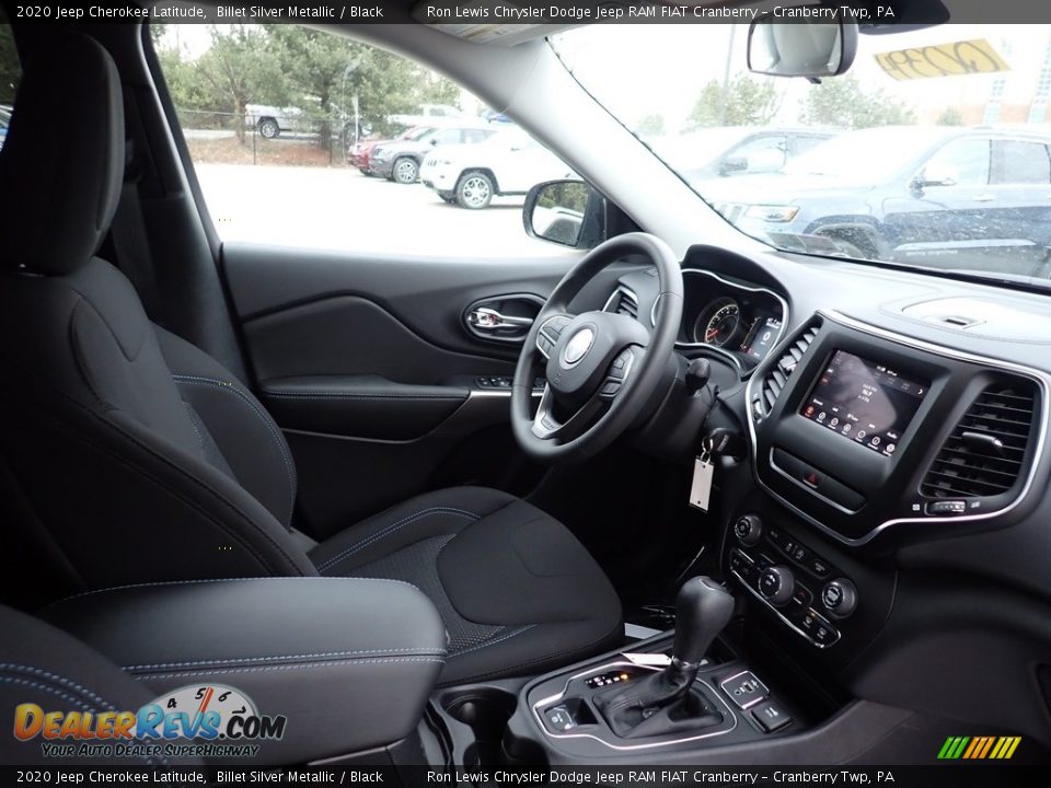 2020 Jeep Cherokee Latitude Billet Silver Metallic / Black Photo #11