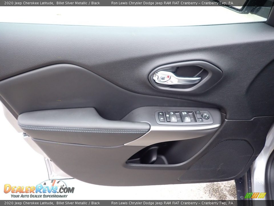 2020 Jeep Cherokee Latitude Billet Silver Metallic / Black Photo #14