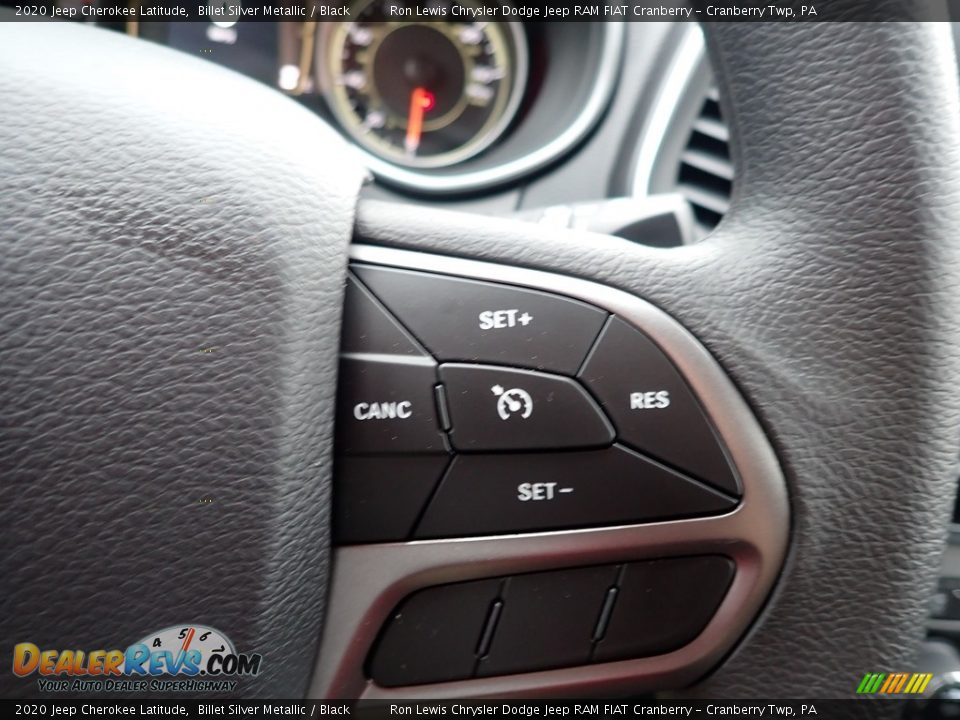 2020 Jeep Cherokee Latitude Billet Silver Metallic / Black Photo #18