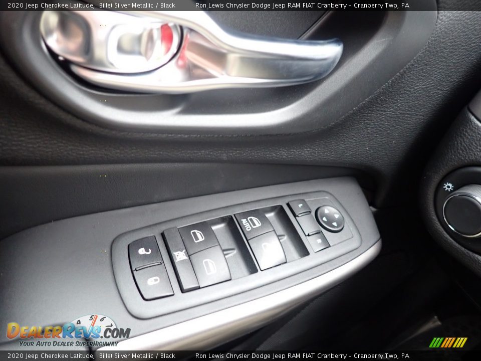 2020 Jeep Cherokee Latitude Billet Silver Metallic / Black Photo #20