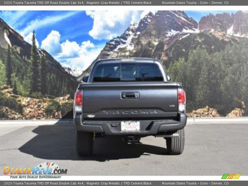 2020 Toyota Tacoma TRD Off Road Double Cab 4x4 Magnetic Gray Metallic / TRD Cement/Black Photo #4