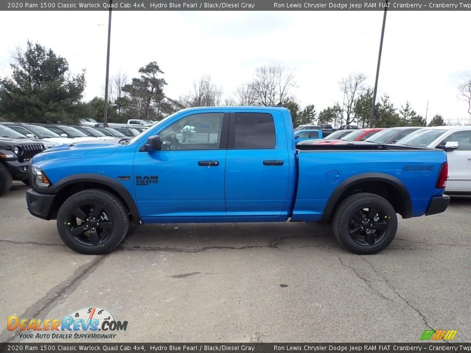 Hydro Blue Pearl 2020 Ram 1500 Classic Warlock Quad Cab 4x4 Photo #2