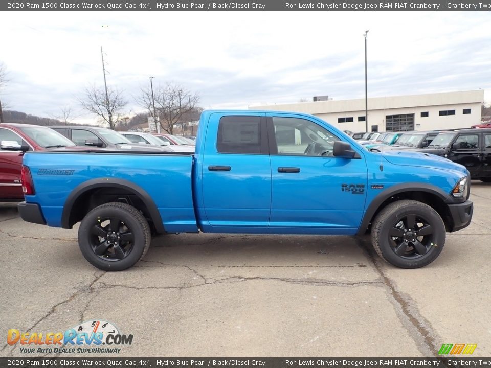 Hydro Blue Pearl 2020 Ram 1500 Classic Warlock Quad Cab 4x4 Photo #6