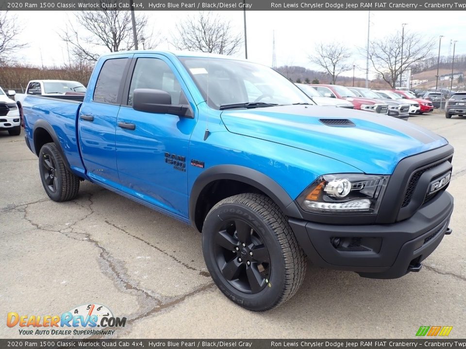 Front 3/4 View of 2020 Ram 1500 Classic Warlock Quad Cab 4x4 Photo #7