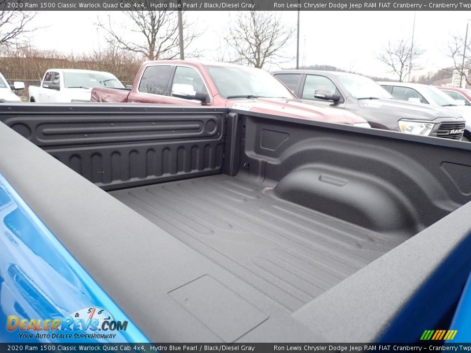 2020 Ram 1500 Classic Warlock Quad Cab 4x4 Hydro Blue Pearl / Black/Diesel Gray Photo #13