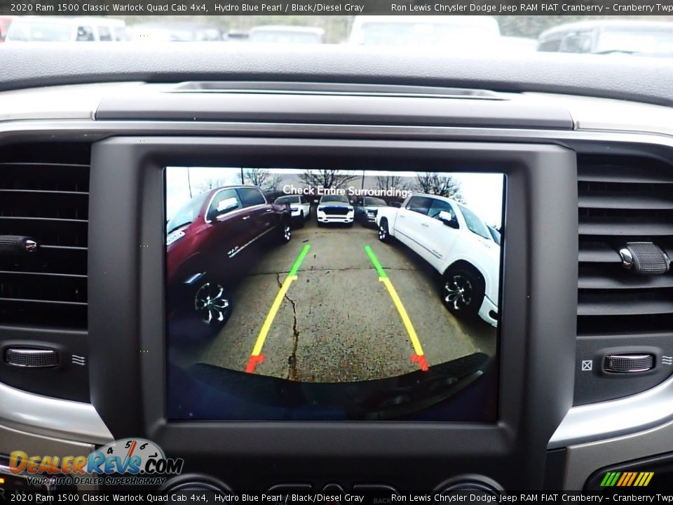 2020 Ram 1500 Classic Warlock Quad Cab 4x4 Hydro Blue Pearl / Black/Diesel Gray Photo #18