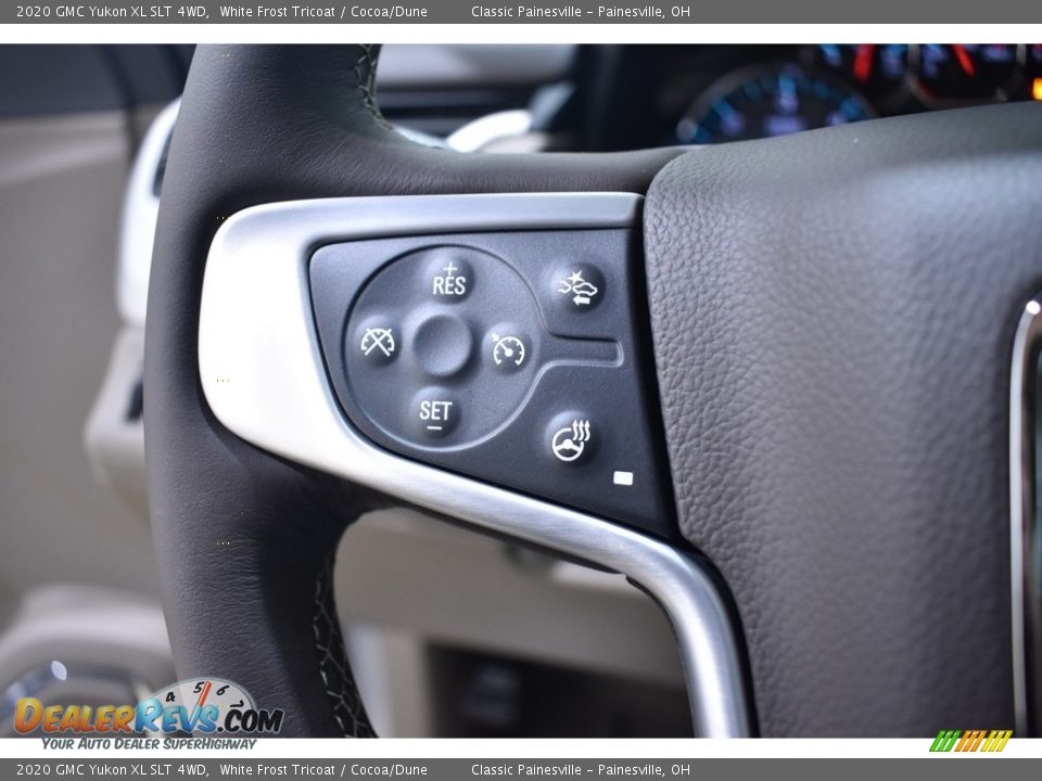 2020 GMC Yukon XL SLT 4WD White Frost Tricoat / Cocoa/Dune Photo #6
