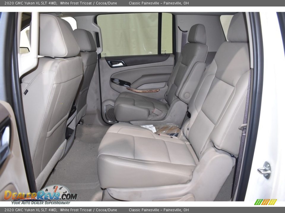2020 GMC Yukon XL SLT 4WD White Frost Tricoat / Cocoa/Dune Photo #8