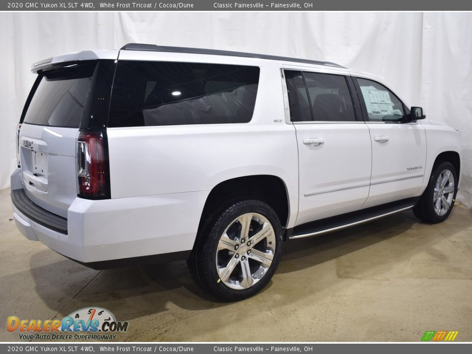 2020 GMC Yukon XL SLT 4WD White Frost Tricoat / Cocoa/Dune Photo #10