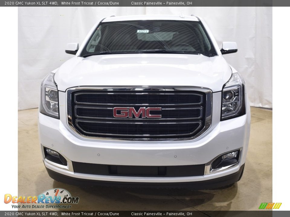 2020 GMC Yukon XL SLT 4WD White Frost Tricoat / Cocoa/Dune Photo #12