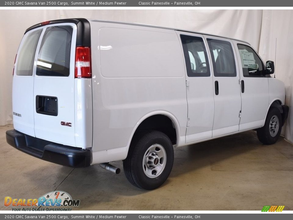 2020 GMC Savana Van 2500 Cargo Summit White / Medium Pewter Photo #2
