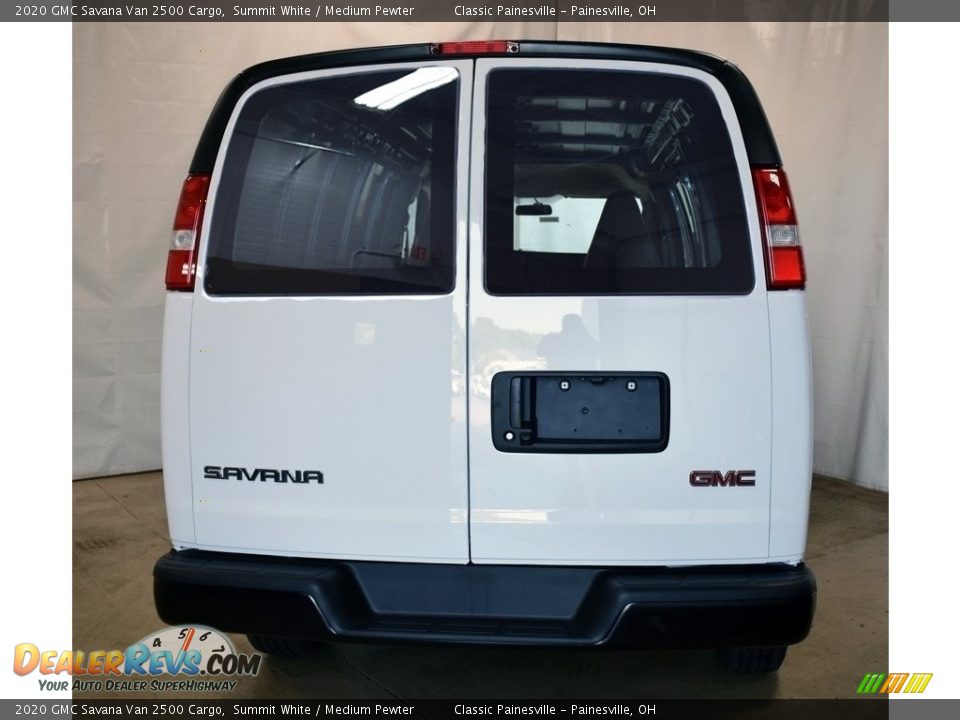 2020 GMC Savana Van 2500 Cargo Summit White / Medium Pewter Photo #4