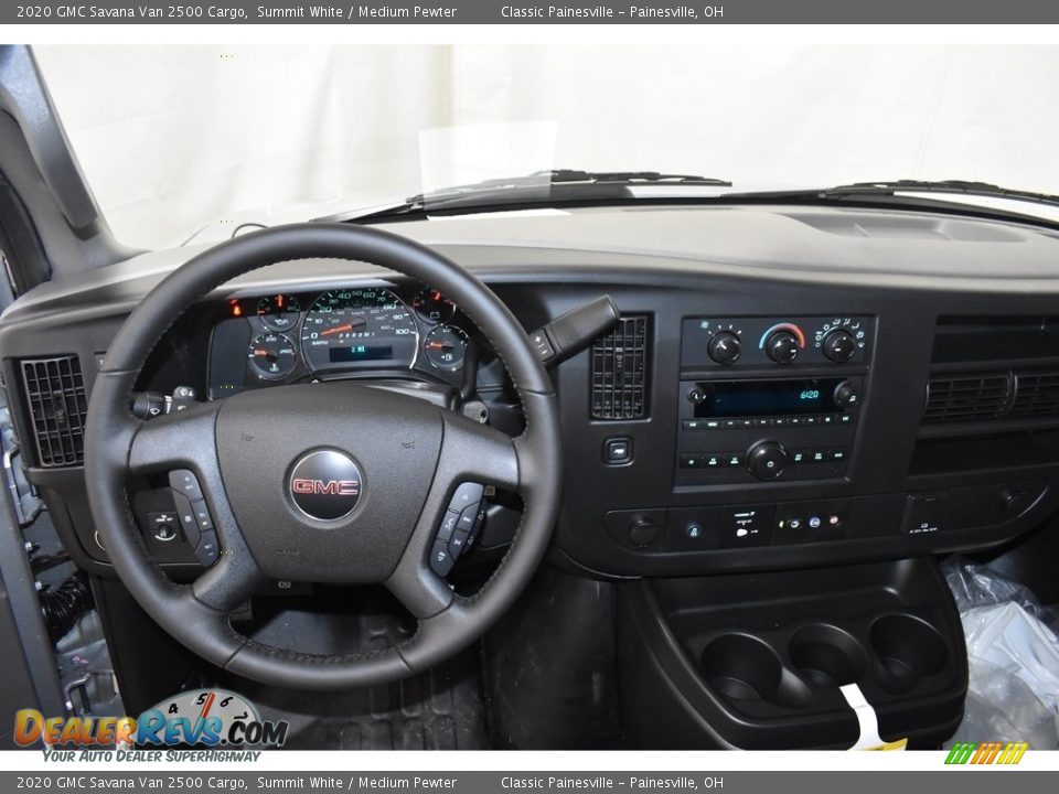 2020 GMC Savana Van 2500 Cargo Summit White / Medium Pewter Photo #8