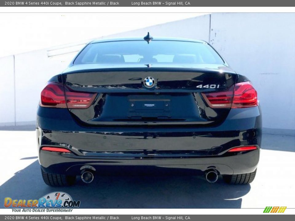 2020 BMW 4 Series 440i Coupe Black Sapphire Metallic / Black Photo #3