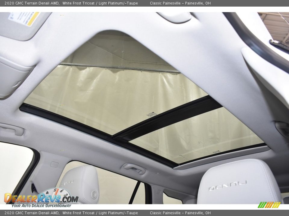 2020 GMC Terrain Denali AWD White Frost Tricoat / Light Platinum/­Taupe Photo #2