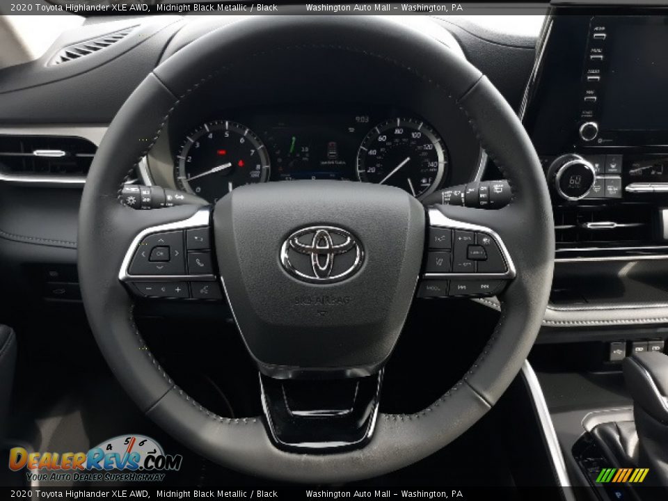 2020 Toyota Highlander XLE AWD Steering Wheel Photo #4