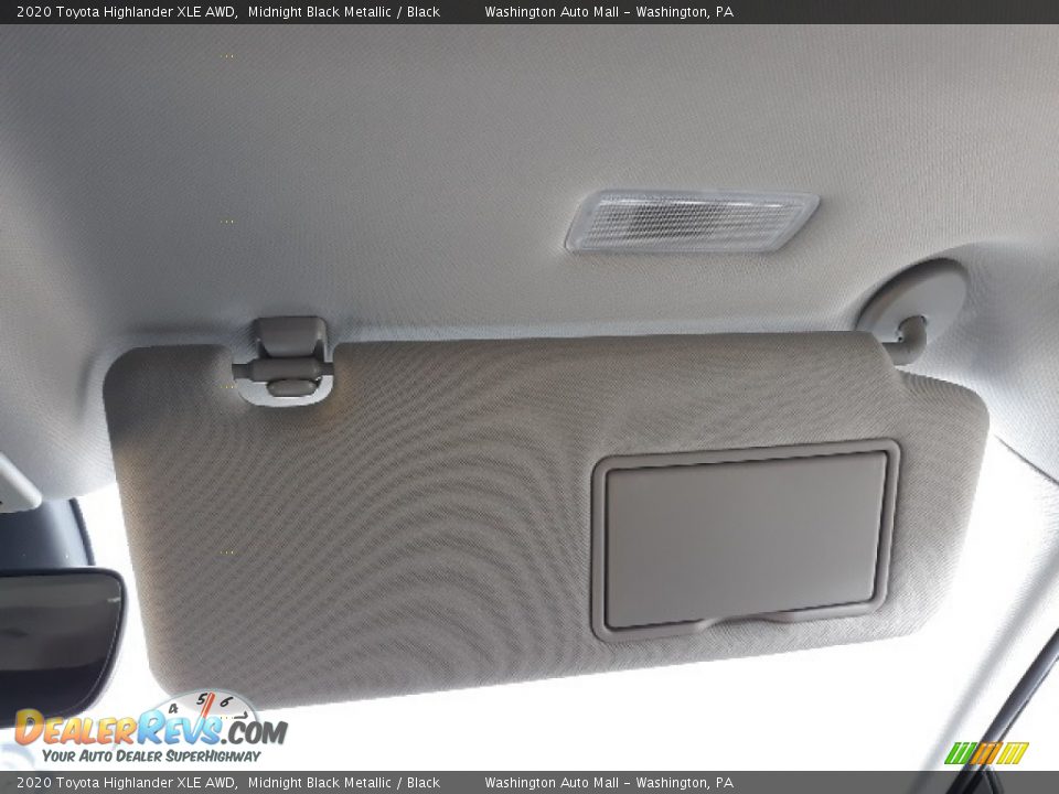 2020 Toyota Highlander XLE AWD Midnight Black Metallic / Black Photo #22