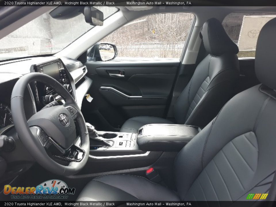 2020 Toyota Highlander XLE AWD Midnight Black Metallic / Black Photo #23