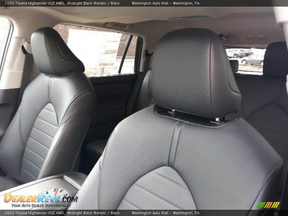 2020 Toyota Highlander XLE AWD Midnight Black Metallic / Black Photo #24