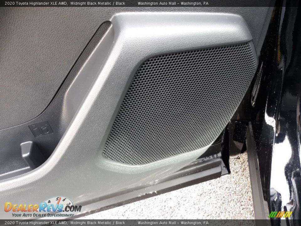 2020 Toyota Highlander XLE AWD Midnight Black Metallic / Black Photo #28