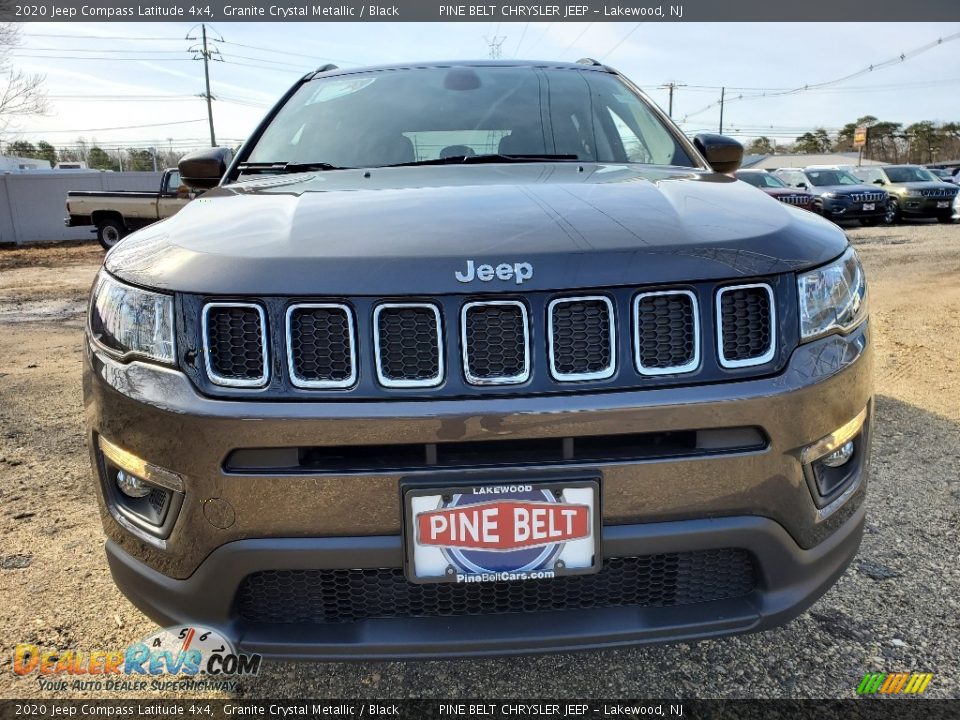 2020 Jeep Compass Latitude 4x4 Granite Crystal Metallic / Black Photo #3