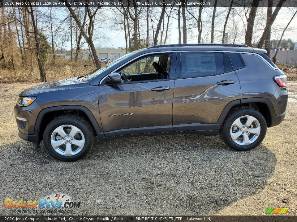 2020 Jeep Compass Latitude 4x4 Granite Crystal Metallic / Black Photo #4