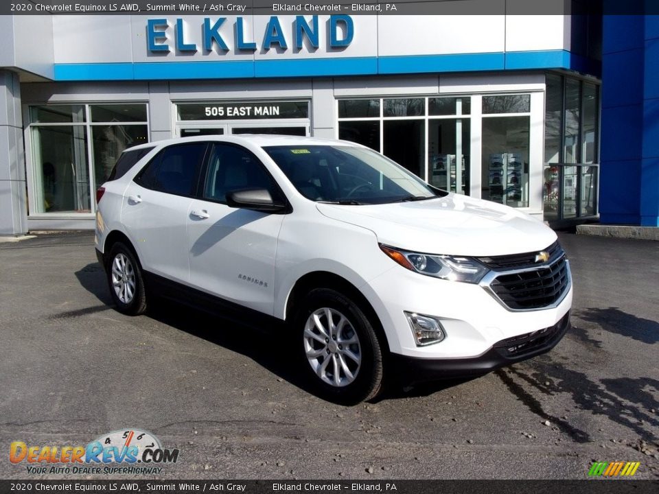2020 Chevrolet Equinox LS AWD Summit White / Ash Gray Photo #1