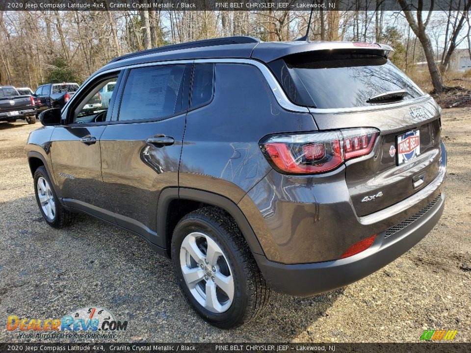 2020 Jeep Compass Latitude 4x4 Granite Crystal Metallic / Black Photo #6