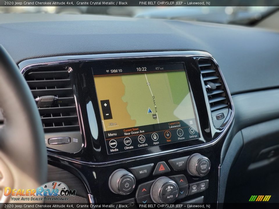 2020 Jeep Grand Cherokee Altitude 4x4 Granite Crystal Metallic / Black Photo #13