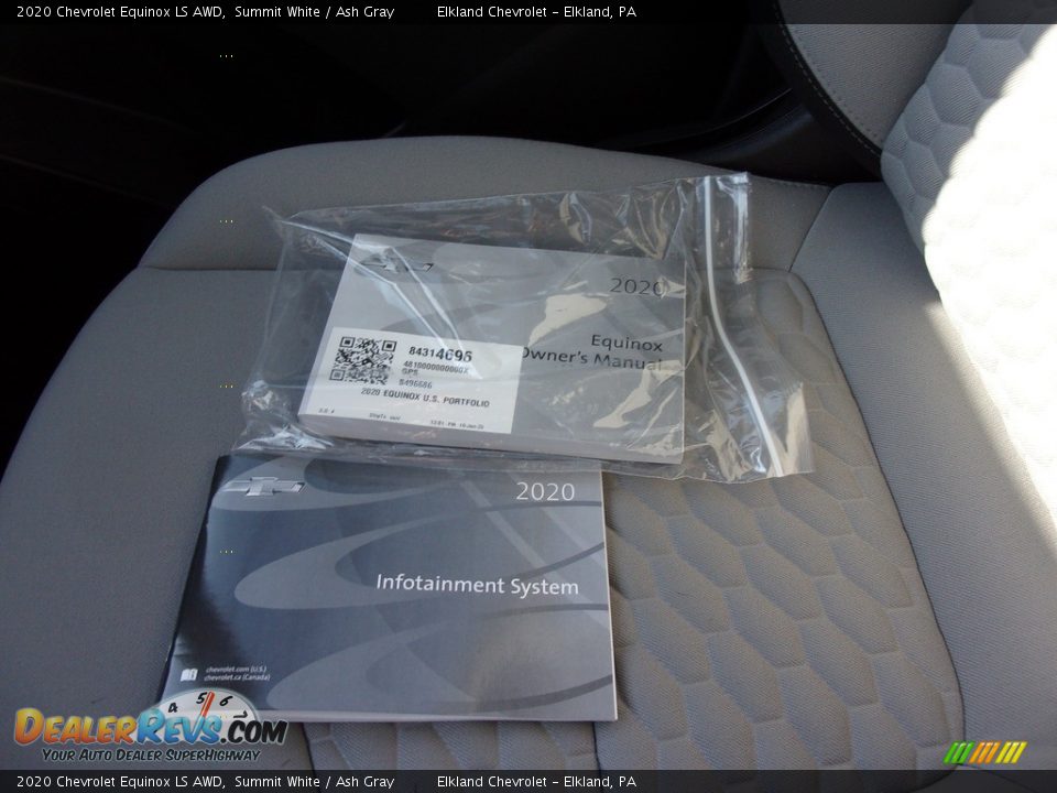 2020 Chevrolet Equinox LS AWD Summit White / Ash Gray Photo #25